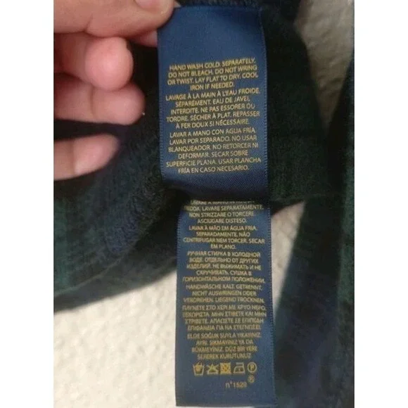 Vtg Polo Ralph Lauren cardigan sweater 100% merino wool, for children sz M 10/12 - Picture 9 of 11